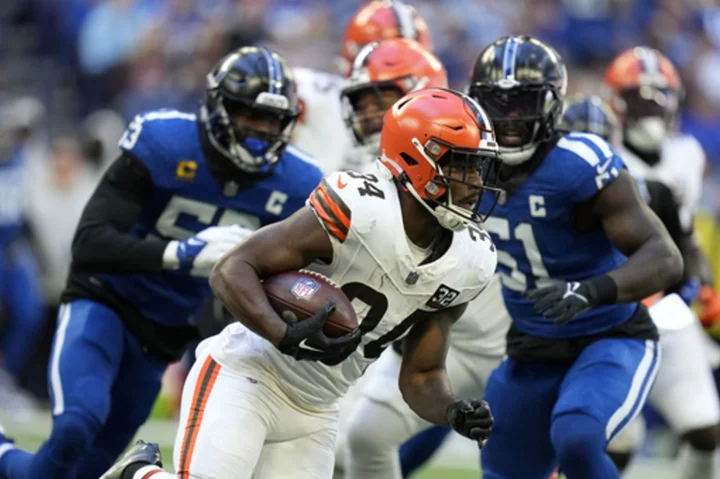Browns running back Jerome Ford back at practice, listed as questionable for Sunday against Seahawks