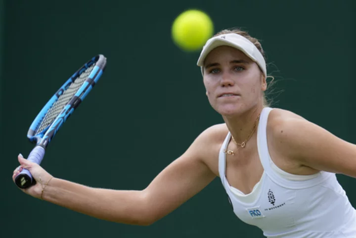 Wimbledon is finally dry as organizers try to catch up following 3 days of rain