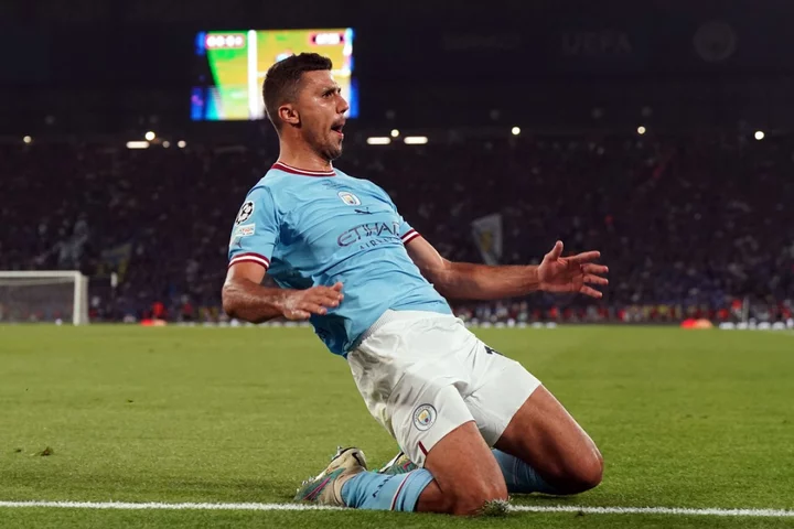 Manchester City win treble as Rodri fires superb winner against Inter Milan