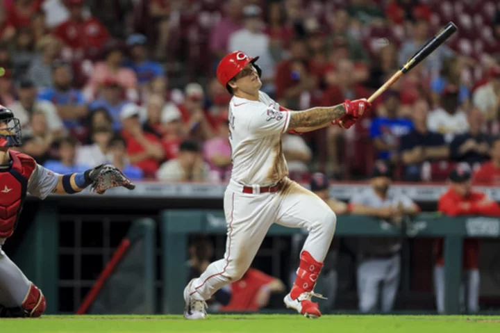Reds snap 4-game skid, cool off Cardinals 6-5 in 10 innings