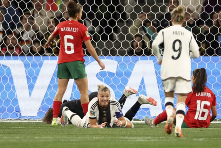 Popp's first-half double powers Germany to a 6-0 rout of Morocco at the Women's World Cup