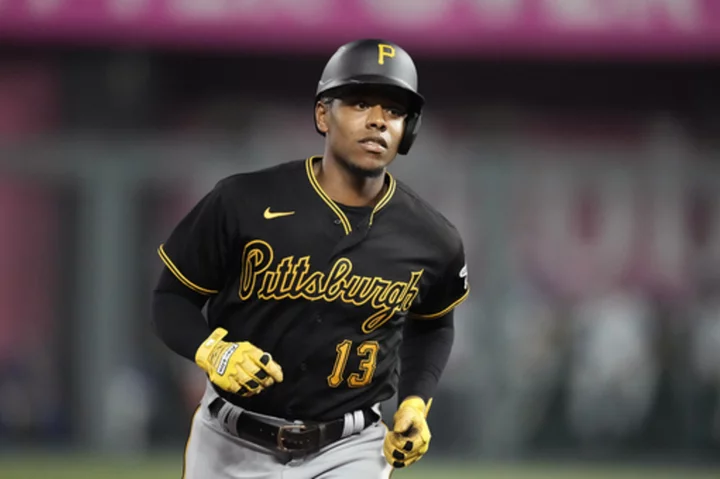 Ke’Bryan Hayes' 2-run homer in the 8th inning sends the Pirates to 6-3 win over the Royals