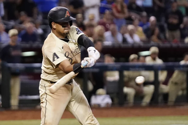 Moreno singles in winning run, Diamondbacks beat Cubs 7-6 in 13 innings