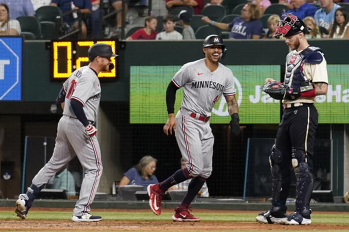 Luplow, Vazquez end slumps with homers for Twins in 5-1 win over slumping Rangers