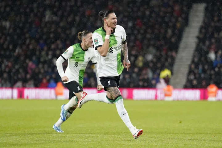 Darwin Nunez comes off bench to help Liverpool beat Bournemouth