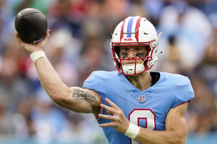 Impressive Titans rookie QB Will Levis takes his swagger -- and his arm -- to Pittsburgh