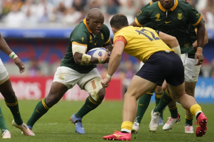 Springboks gamble by calling up flyhalf Pollard for injured hooker Marx at the Rugby World Cup