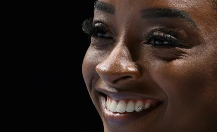 Dazzling Biles wins record eighth US all-around gymnastics title