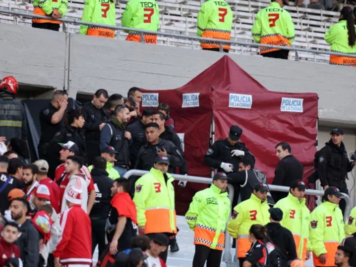 Fan dies at Argentinian soccer match after falling from stands