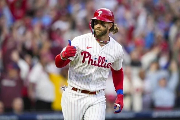 Bryce Harper shines as Phillies aim for second straight World Series