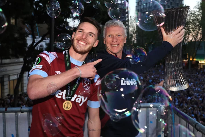 David Moyes feels Declan Rice should be welcomed back when West Ham host Arsenal