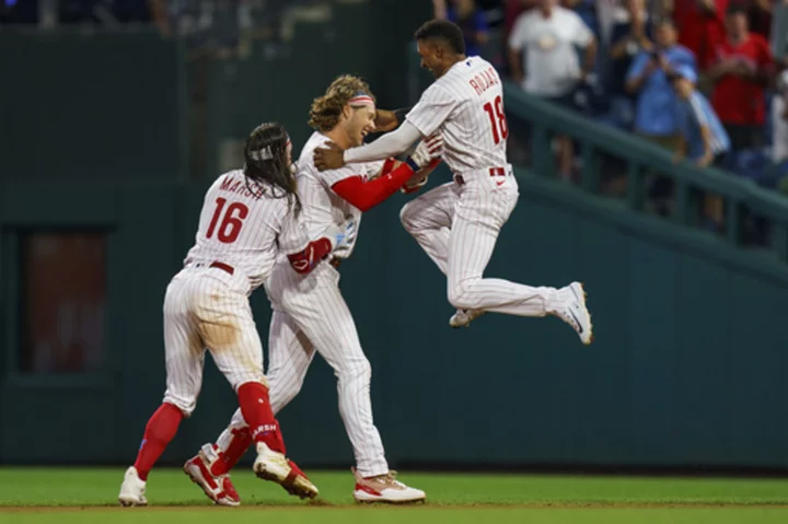 Alec Bohm, Bryson Stott hits in the 9th inning rally Phillies past AL-best Orioles 4-3