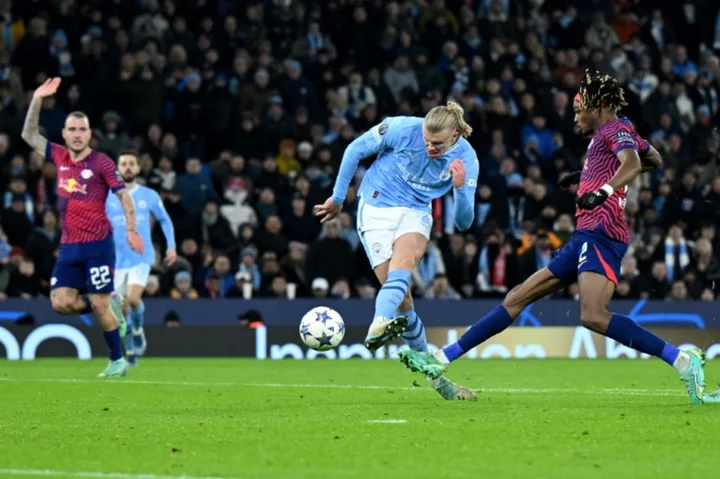 Haaland hits 40 in the Champions League as Man City comeback beats Leipzig