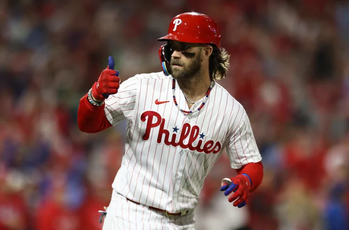 Bryce Harper celebrates birthday with first inning bomb off Zac Gallen