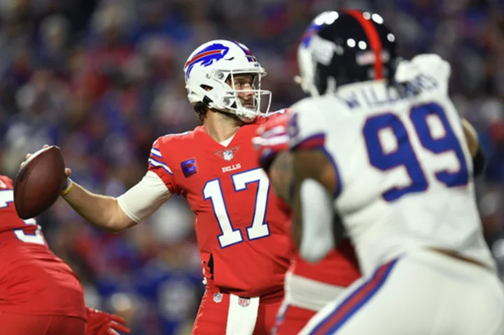 Josh Allen dismisses criticism of coordinator Ken Dorsey for Bills' slow-starting offense