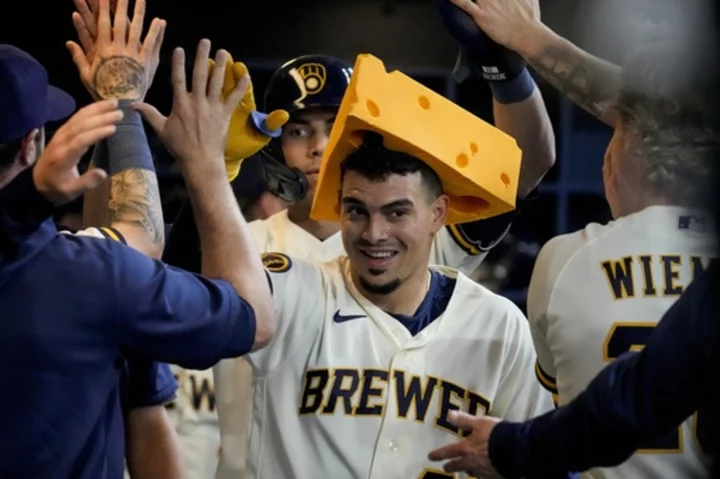 Brewers' Adames returns less than 2 weeks after getting hit in head with liner while in dugout