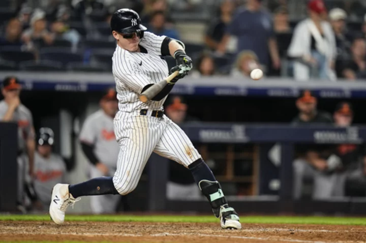 Bader hits a 3-run homer in the 8th inning as the Yankees rally late to beat the Orioles 6-3