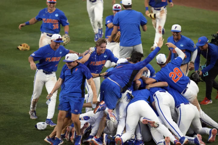 Florida, TCU clinch College World Series bids; Wake Forest, Virginia, Texas, Oral Roberts post wins