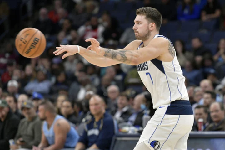 Luka Doncic's 58th career triple-double powers Mavericks past Grizzlies 125-110