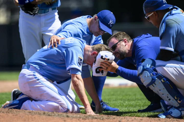 Royals place Yarbrough on injured list with 'head fractures'