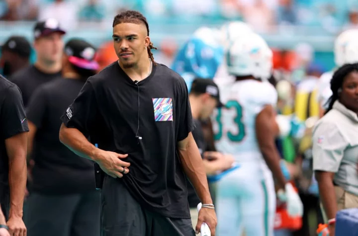 Chase Claypool picks up right where he left off in Dolphins debut: Not on the field