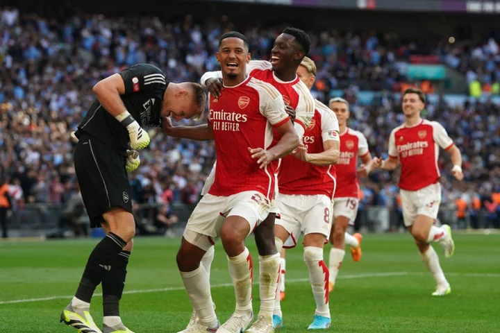 Arsenal beat treble-winners Manchester City on penalties to win Community Shield