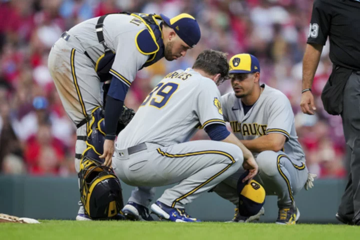 Corbin Burnes overcomes heat scare to fan 13 in the Brewers' 1-0 victory the Reds