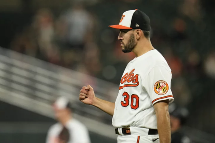 Rookie Grayson Rodriguez's 6 1-hit innings help the Orioles handle the White Sox 9-0