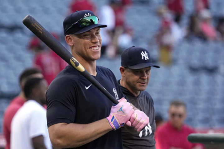 Aaron Judge is back in New York and could come off injured list Friday at Baltimore