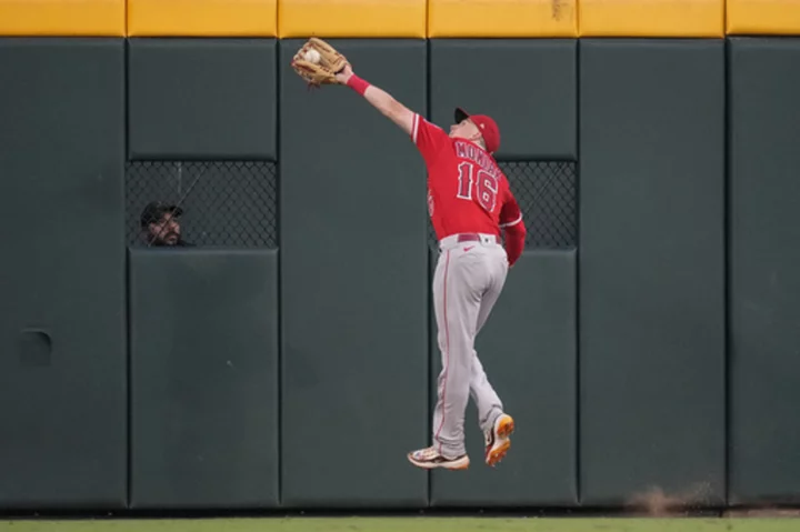 Angels place right-hander Canning on IL, recall Adams for outfield defense