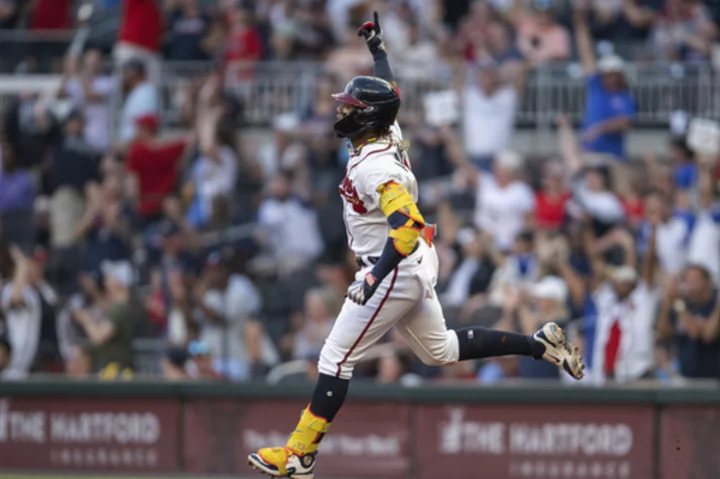 Acuña hits 2 of Braves' 5 homer, Olson hits 47th in 8-5 win over Cardinals