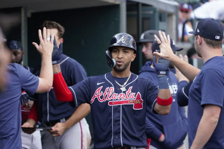 Rosario homer leads Braves to sweep Tigers in doubleheader