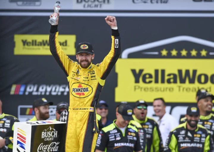AUTO RACING: Blaney joins Byron in NASCAR's round of 8; Verstappen can clinch F1 title in Qatar