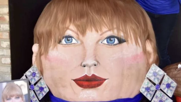 400 lb Taylor Swift Pumpkin Not What the Founding Fathers Had in Mind When They Invented Halloween