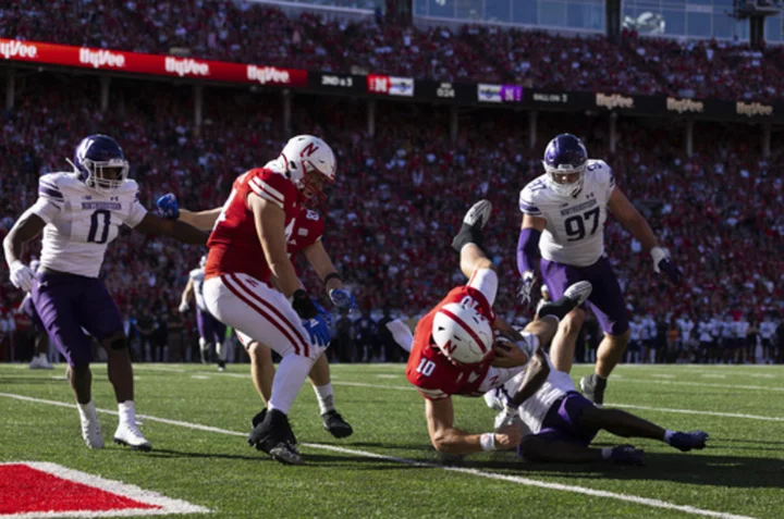 Haarberg runs and passes for touchdowns, Nebraska's defense shines in 17-9 win over Northwestern