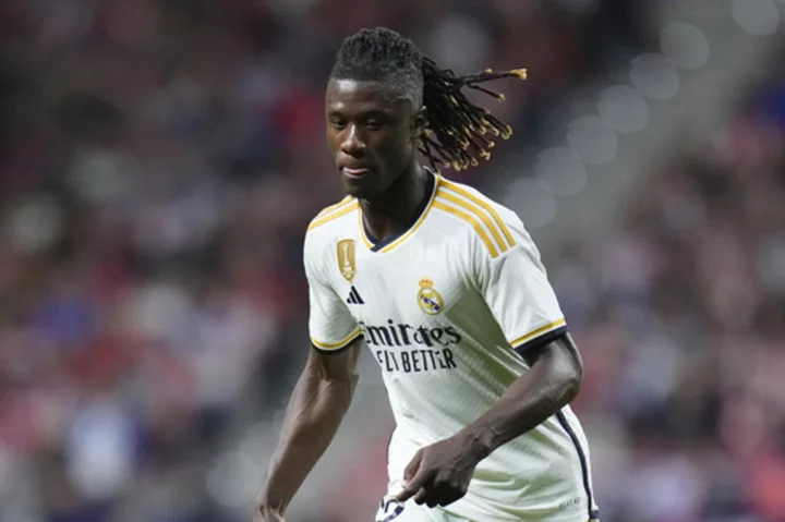 Real Madrid midfielder Eduardo Camavinga tears knee ligament while practicing with France