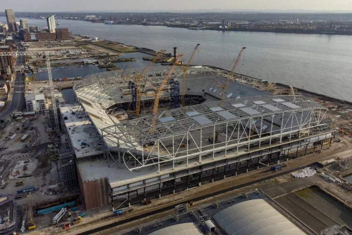 Worker, 26, dies after being injured at Everton’s new stadium