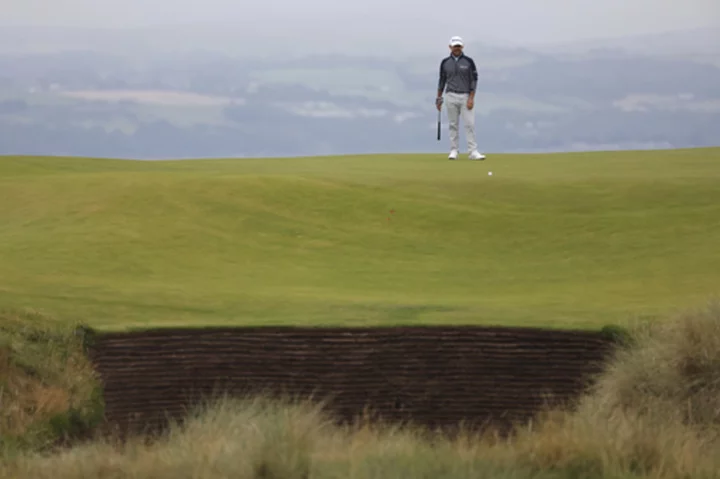 Harman steadies himself at British Open to keep a 5-shot lead