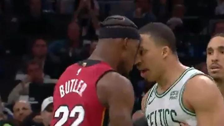 Jimmy Butler, Grant Williams Go Face-to-Face, Scream at Each Other
