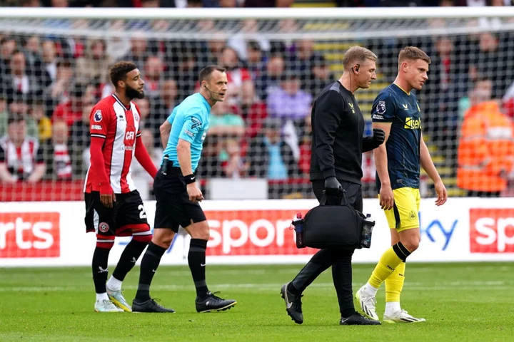Newcastle to be without injured Harvey Barnes for ‘months rather than weeks’