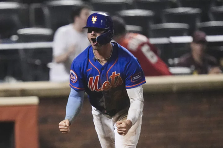 Canha's sacrifice fly after rain delay lifts Mets to 2-1 win over Nationals