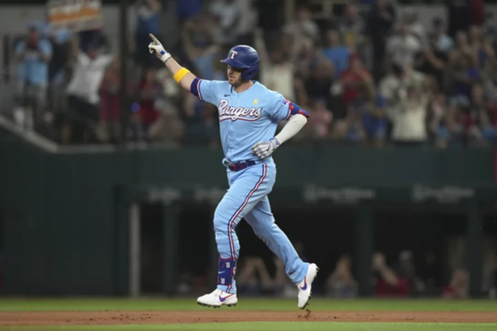 García's homer in 9th after 4 strikeouts gives struggling Rangers 6-5 win over Twins