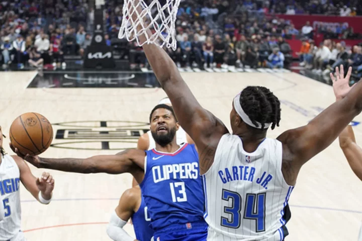 With James Harden watching, Clippers take control in 3rd quarter to beat Magic 118-102