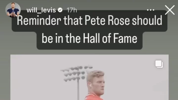 Will Levis Randomly Shows Support For Pete Rose