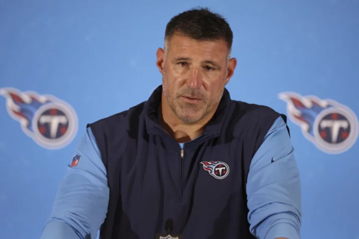 Coach Mike Vrabel promises his Titans won't quit despite being 2-4 at bye