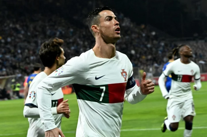 Ronaldo hits two as Portugal thrash Bosnia and Herzegovina