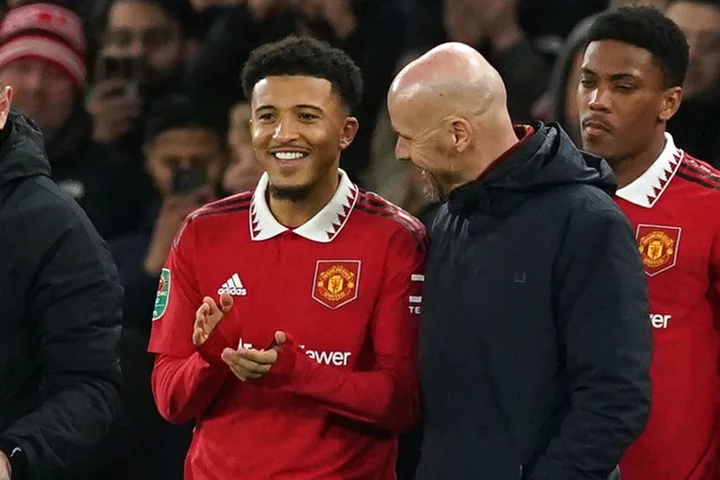 Erik ten Hag backs Jadon Sancho to build on progress at Manchester United