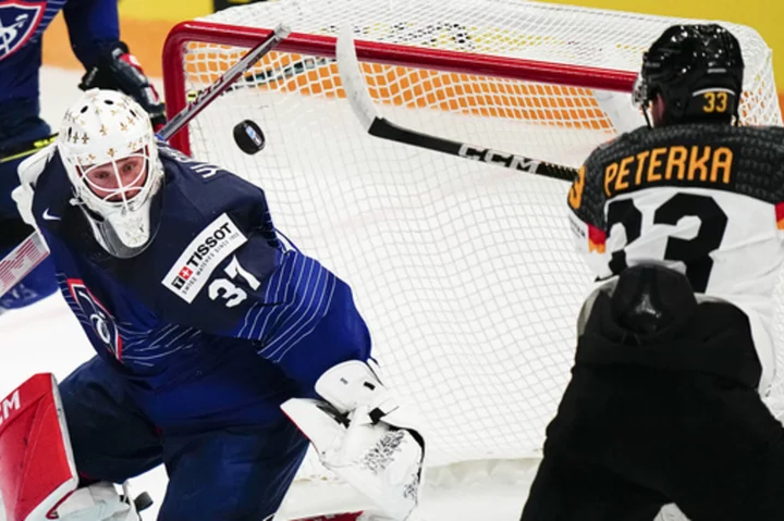 Germany shuts out France 5-0 to clinch spot in quarterfinals at ice hockey world championships