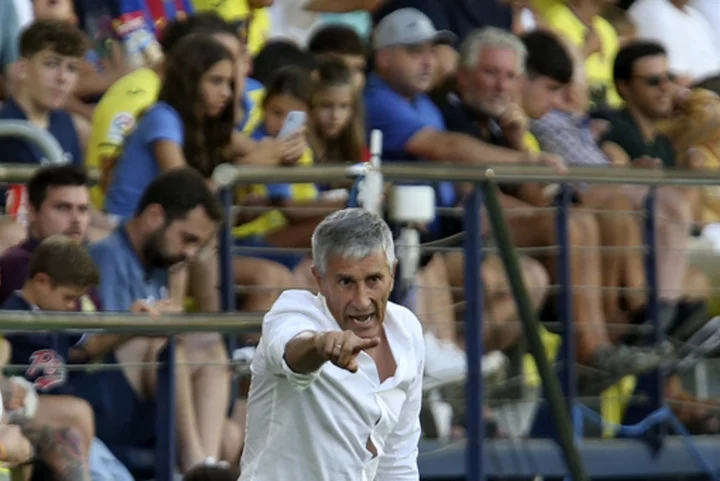 Villarreal fires coach Quique Setién after 3 losses in the team's first 4 Spanish league matches
