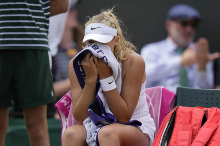 Russian teen Mirra Andreeva shows her inexperience at Wimbledon as Madison Keys advances